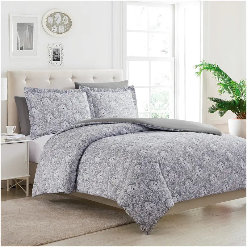 Mellanni Duvet Cover Set - 5-Pc Iconic Collection - Soft