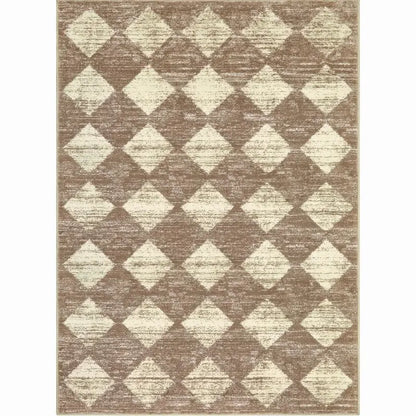 Lahome Washable Rugs,Soft Checkered Rugs for Bedroom Non Slip Living Room Rugs Dining Room Rugs for under Table