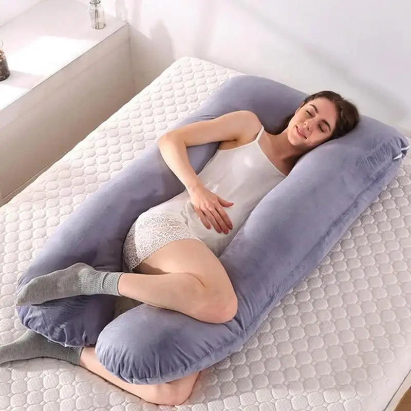 130X70Cm U Shape Maternity Pillows, Pregnancy Body Pillow 