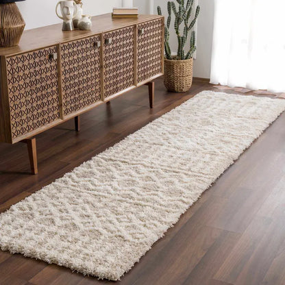 Prompton Cream Plush Area Rug