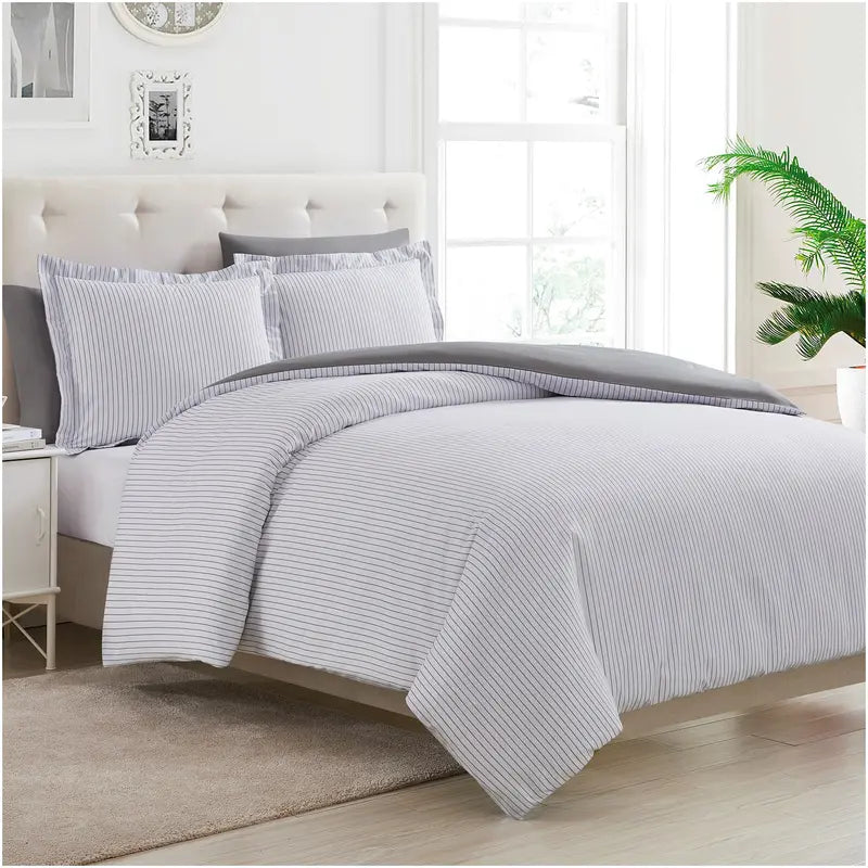 Mellanni Duvet Cover Set - 5-Pc Iconic Collection - Soft