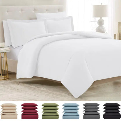 Mellanni Duvet Cover Set - 5-Pc Iconic Collection - Soft