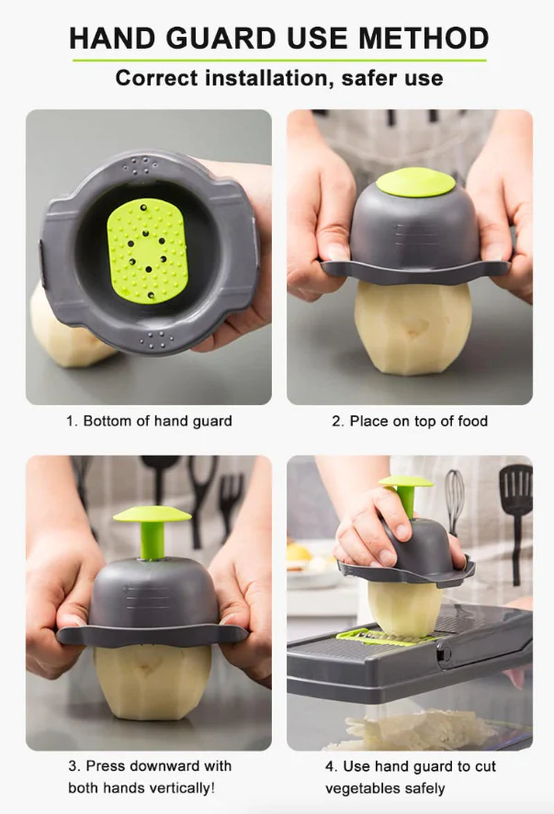 15-In-1 Vegetable Fruit Chopper Cutter