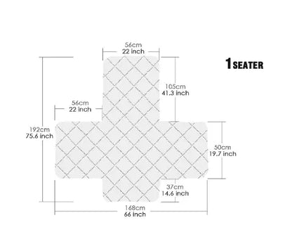 Wasserdichter Sofaüberwurf