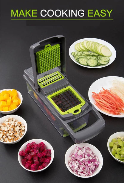 15-In-1 Vegetable Fruit Chopper Cutter