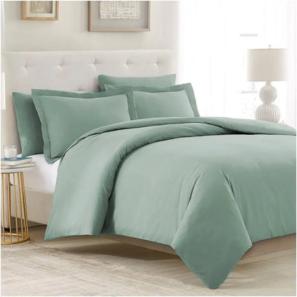 Mellanni Duvet Cover Set - 5-Pc Iconic Collection - Soft