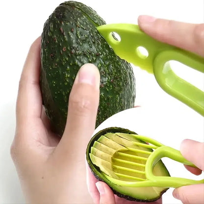 1Pc 3 in 1 Multifunctional Avocado Slicer, Avocado Pitters, Avocado Cutter, Kitchen Gadgets