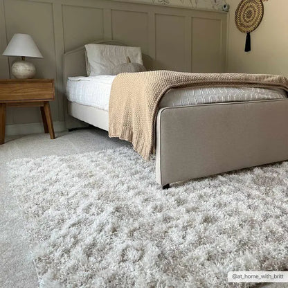 Prompton Cream Plush Area Rug