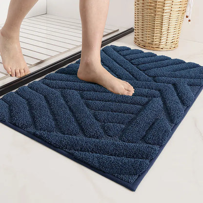 Bathroom Rugs - Water-Absorbent Microfiber Bath Mat