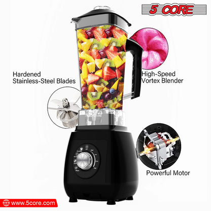 5Core Juicer Blender Machines 2000W High-Speed