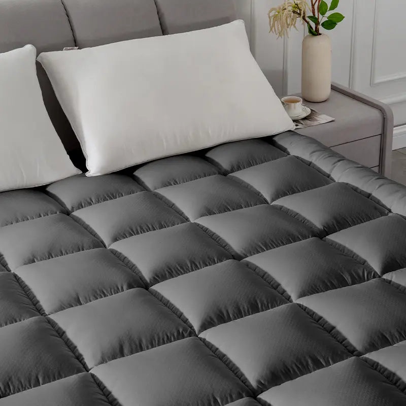 Mattress Pad Quilted Fitted Mattress Protector Cooling Pillow Top Mattress Cover