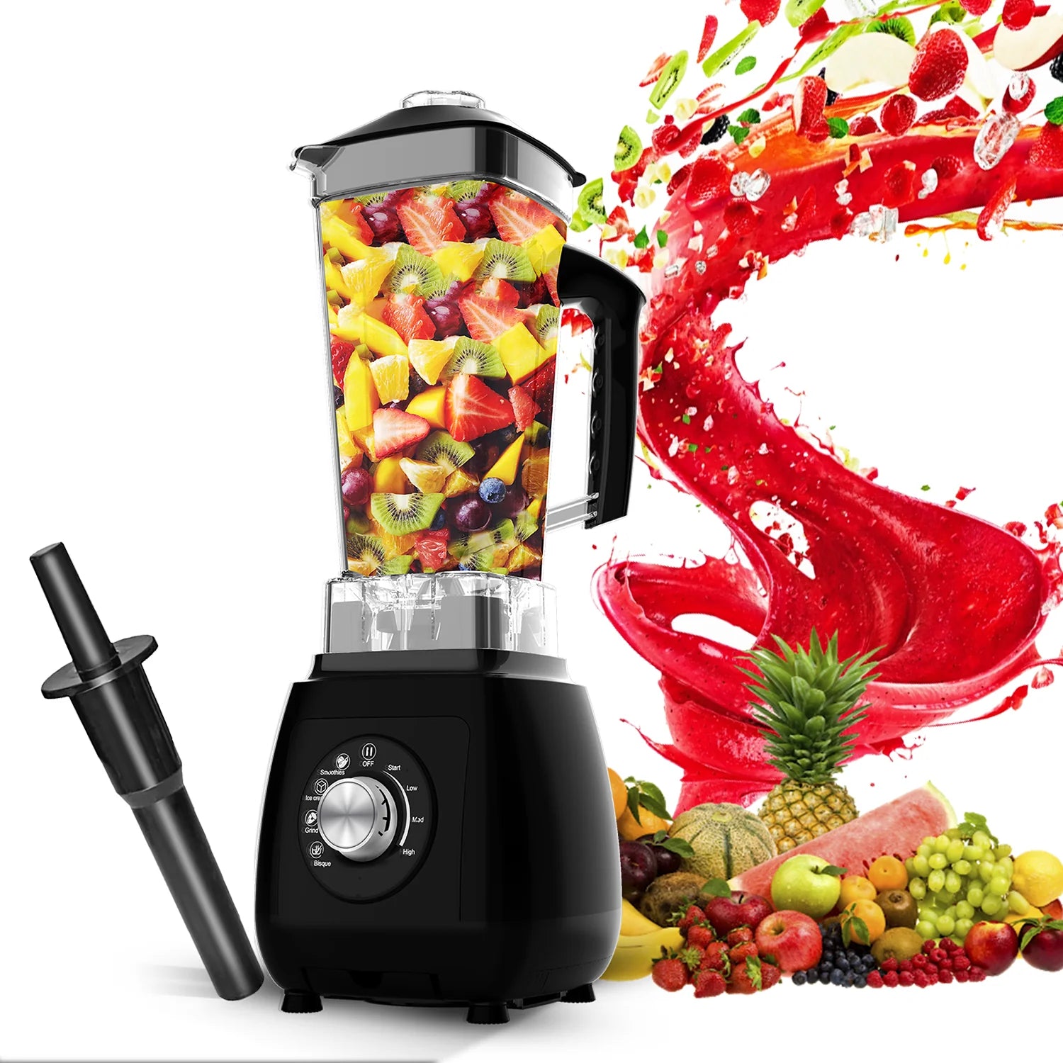 5Core Juicer Blender Machines 2000W High-Speed