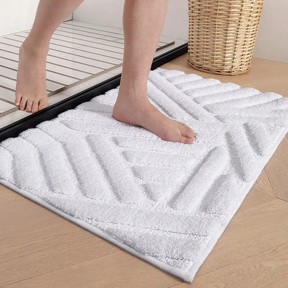 Bathroom Rugs - Water-Absorbent Microfiber Bath Mat