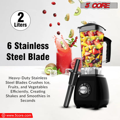 5Core Juicer Blender Machines 2000W High-Speed