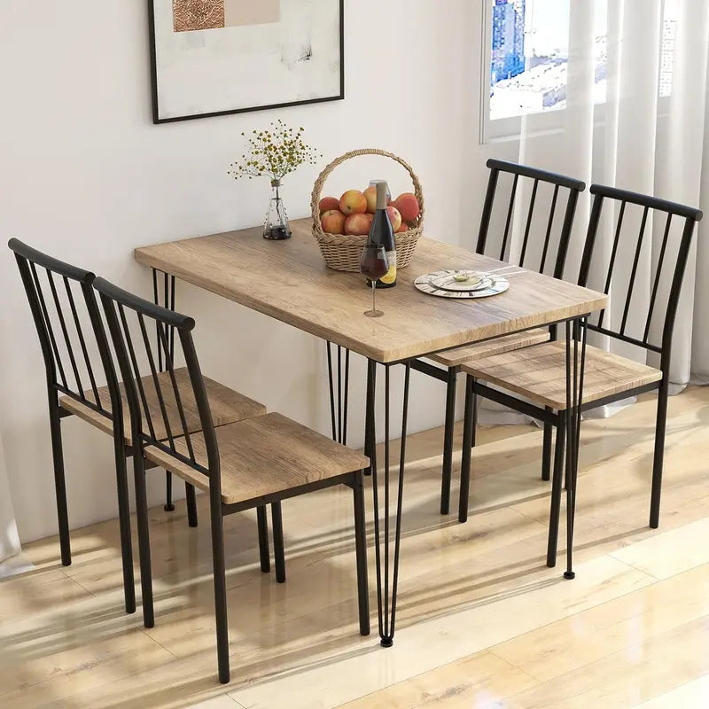 Giantex Dining Table Set, Kitchen Table, Dining Chairs