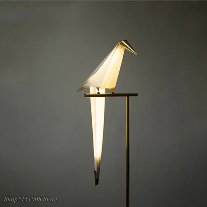 Bird Paper Floor Lamp 