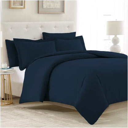 Mellanni Duvet Cover Set - 5-Pc Iconic Collection - Soft