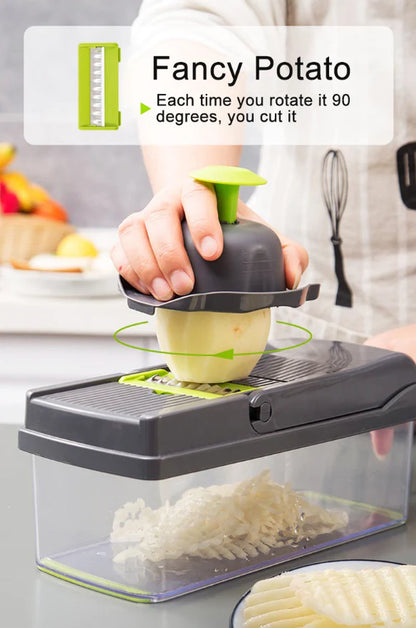 15-In-1 Vegetable Fruit Chopper Cutter