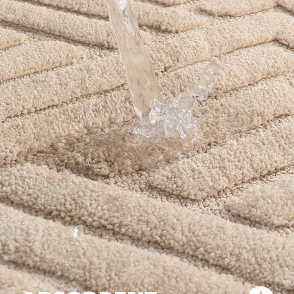 Bathroom Rugs - Water-Absorbent Microfiber Bath Mat