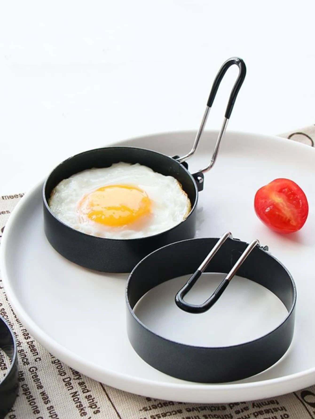 1Pc Stainless Steel round Egg Ring