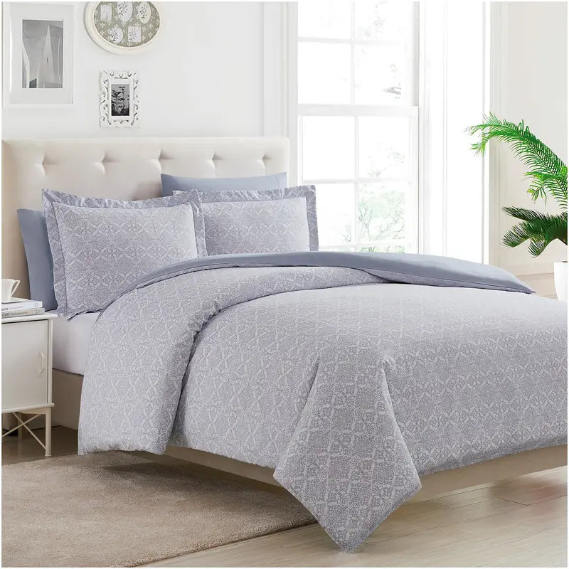 Mellanni Duvet Cover Set - 5-Pc Iconic Collection - Soft