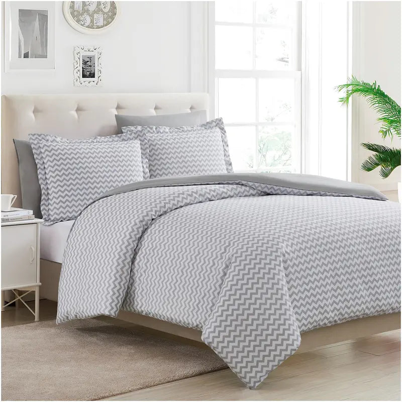 Mellanni Duvet Cover Set - 5-Pc Iconic Collection - Soft