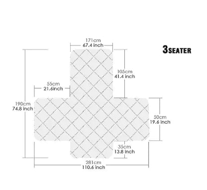 Wasserdichter Sofaüberwurf