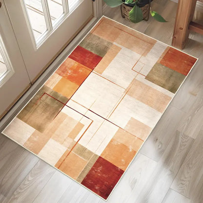 Rug Door Mat, Bedroom Rugs Throw Rugs with Rubber Backing Washable Rug, Rugs for Kitchen Entryway Living Room Office,Non Slip Rug, Front Door Mat Indoor Entrance, Kitchen Rugs, Indoor Floor Mat, Carpet