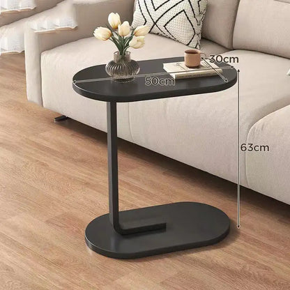 C-Shaped Nightstand End Sofa Table