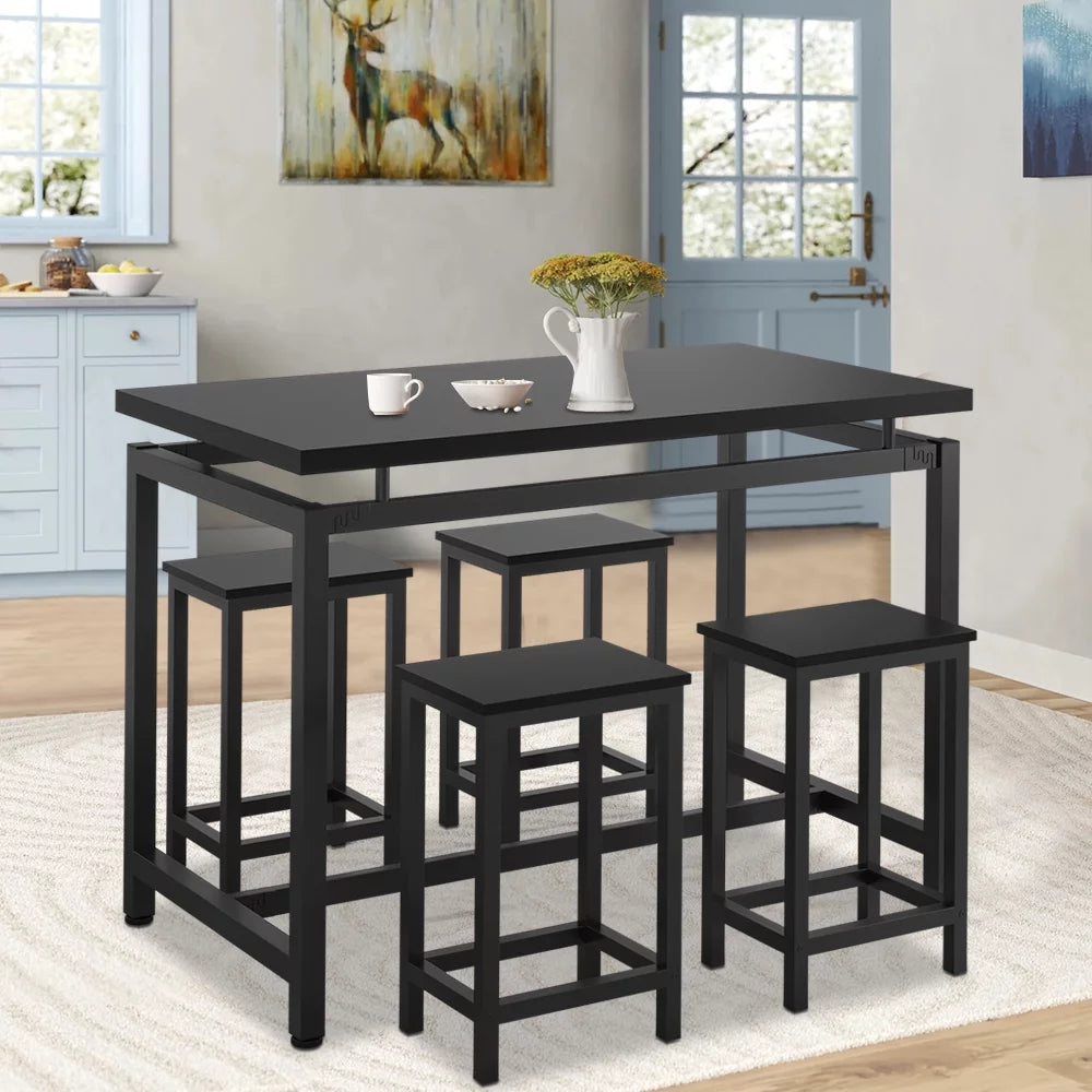 Counter Height Dining Set for 4 Set