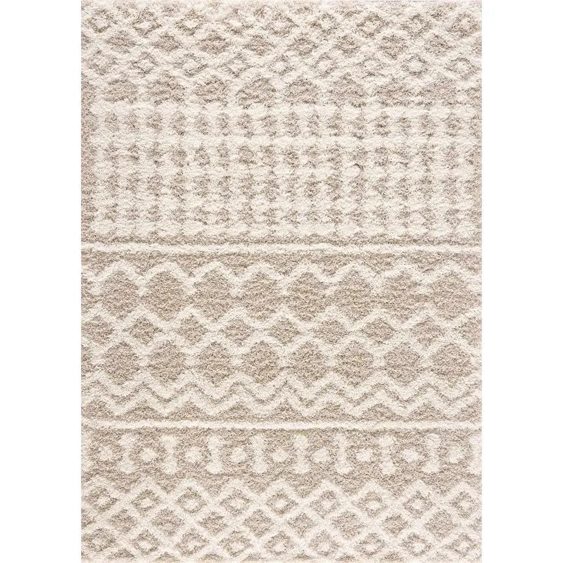 Prompton Cream Plush Area Rug