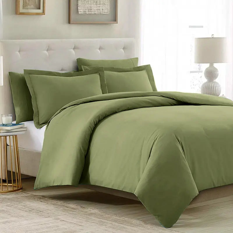 Mellanni Duvet Cover Set - 5-Pc Iconic Collection - Soft