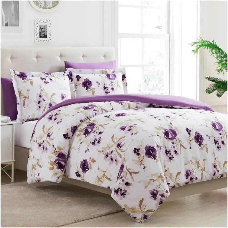 Mellanni Duvet Cover Set - 5-Pc Iconic Collection - Soft