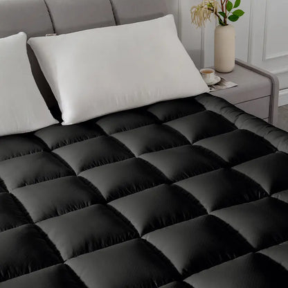 Mattress Pad Quilted Fitted Mattress Protector Cooling Pillow Top Mattress Cover