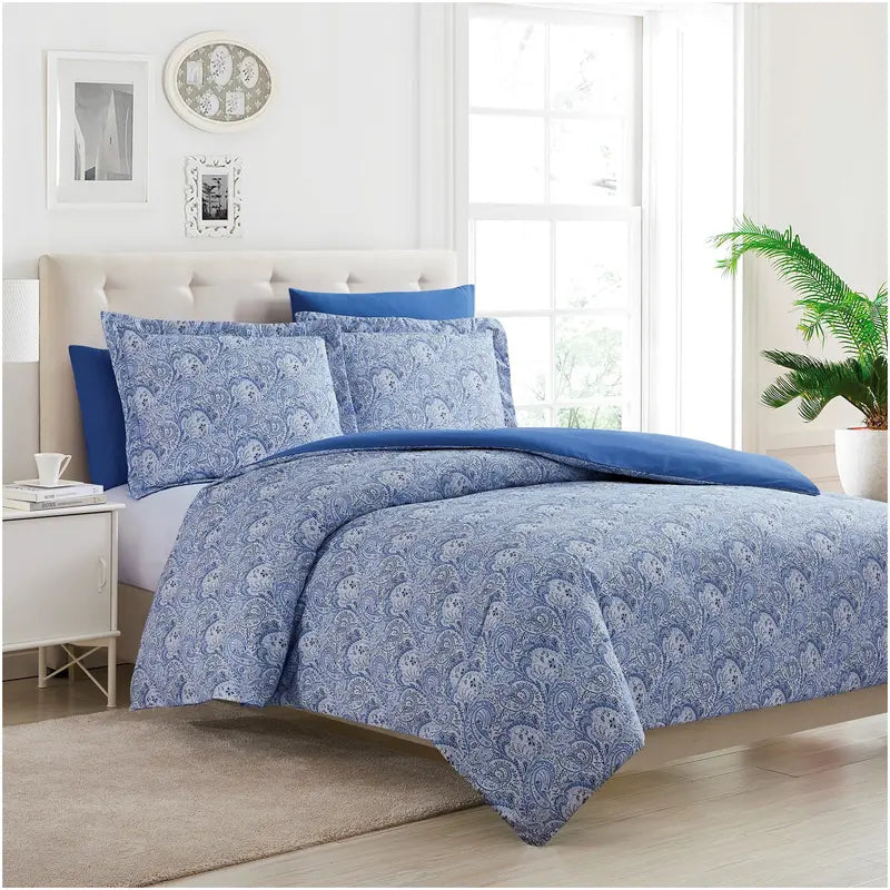 Mellanni Duvet Cover Set - 5-Pc Iconic Collection - Soft