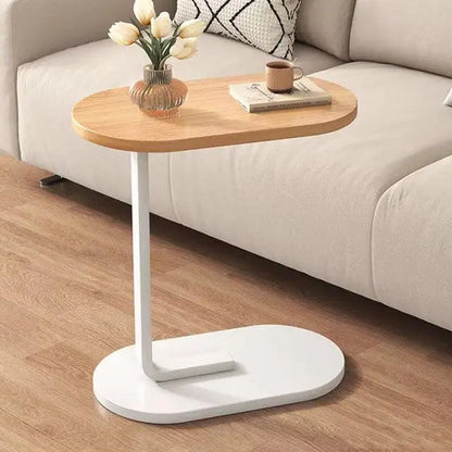 C-Shaped Nightstand End Sofa Table