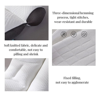 Ultra-Comfortable Ergonomic Neck Support Pillow High Elastic Soft Porosity 3D Neck Pillow to Help Sleep and Protect the Neck