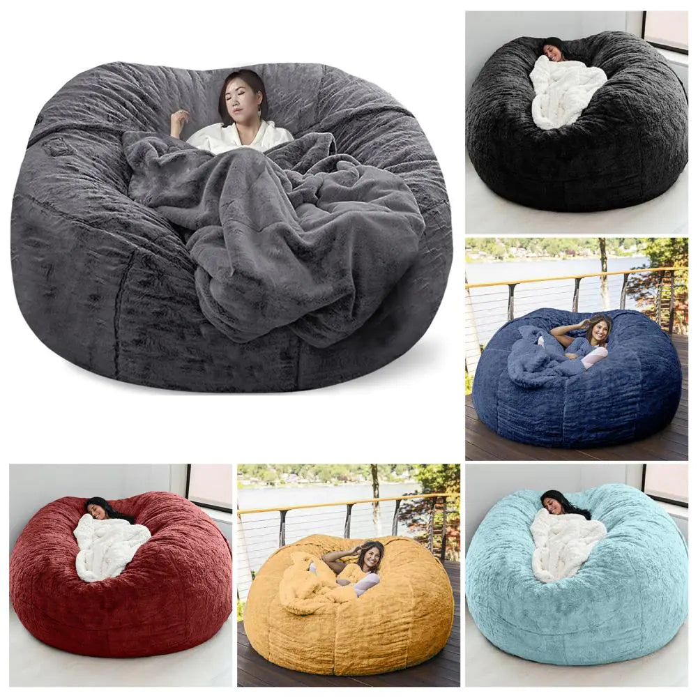 Giant Fluffy Bean Bag